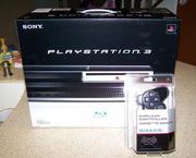 Sony PlayStation 3 в комплекте с играми,  джойстиком дуалшок 3, кабелями