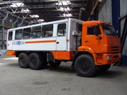 Вахтовый автобус НЕФАЗ 4208 на шасси КамАЗ 5350